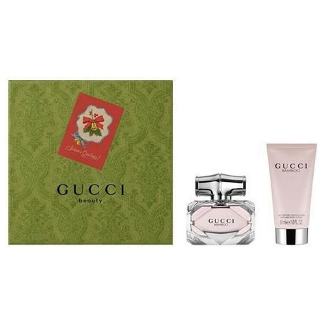 gucci 2 piece set mens|gucci bamboo gift set.